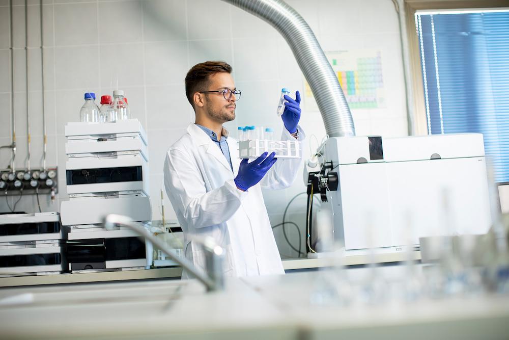 Scientist in lab